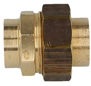 Lötfitting Rotguss Verschraubung 15 mm i/i - konisch dichtend