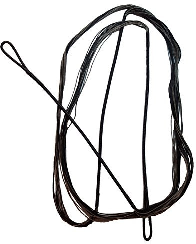 Flexarchery Fastflight Sehne Dacron Stringflex f. Langbogen, 62-72 Zoll, Longbow schwarz/braun (62 Zoll - 10 Strang)