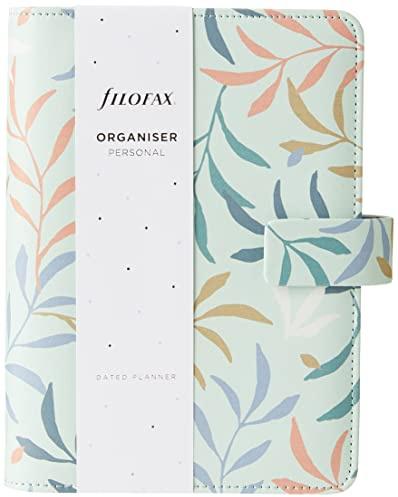 Filofax Botanical Personal Organiser Mint