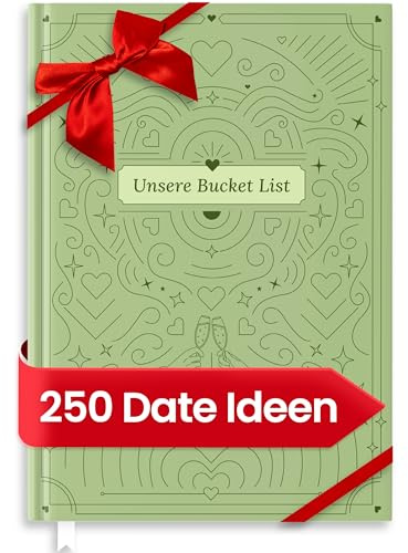 Bucket List für Paare | Paargeschenk | Geschenke für Paare und Partner | A4 | Überraschung Freundin Freund zum Geburtstag, Valentinstag, Jahrestag | Pärchenbuch mit 250 DateIdeen (Vintage)