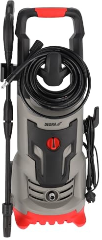 Nettoyeur Haute Pression 2400 W 120/180 Bar, Débit 480 L/h, Tuyau 8 m, Puissant et Maniable, Idéal Terrasse, Voiture, Jardin, Nettoyage Rapide et Efficace Garden DEDRA DED8824