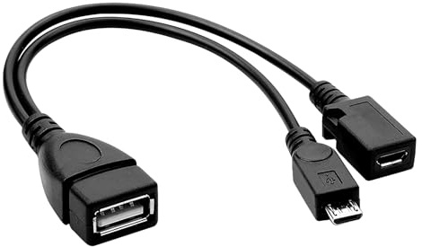Joynine Adaptateur Micro USB vers USB avec OTG,Cable OTG Compatible avec Appareils de Streaming et Multimédia,Adaptateur OTG,OTG Multifonctionnel pour Téléphones Mobiles