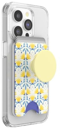 PopSockets Adhesive Phone Wallet and Card Holder with Grip, Blue - Tea Towel