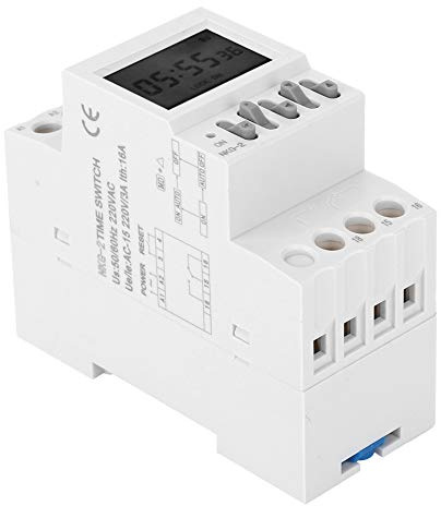 Campanello a Binario con Interruttore di Controllo Timer Elettrico, Design con Binario Guida di Fabbrica per la Scuola, Tempo di Impostazione 1s a 99s, Batteria Ricaricabile