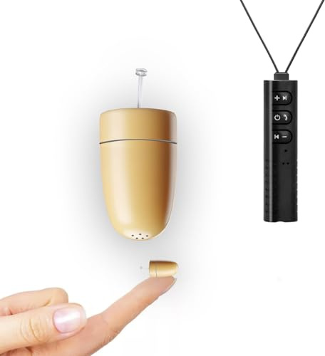 Oreillettes cachées Bluetooth V6 Oreillette espion invisible sans fil Copier Examen. (Supermini viande avec V6)