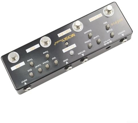 MOSKY's All in Multieffect Guitar Pedal Experience Dynamic Sounds Through Various Effects Modes