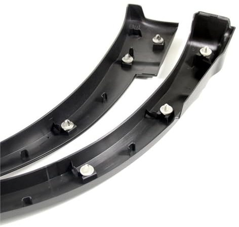 JUNPIY Embellecedor de Cejas for Rueda de Guardabarros Negro, for Nissan, Qashqai J11 Rouge Sport 2014-2018 2019 2020 2021 Guardabarros para Coche(Rear Right)