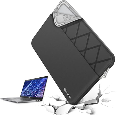 Smatree Laptop Funda para 16 Pulgadas DELL Alienware X16 Gaming Laptop, Funda con Bolsillo para Accesorios, YKK Cremallera, diseño antigolpes Patentado(E654) | Funda con bolsillo para accesorios, diseño patentado a prueba de golpes (E654)