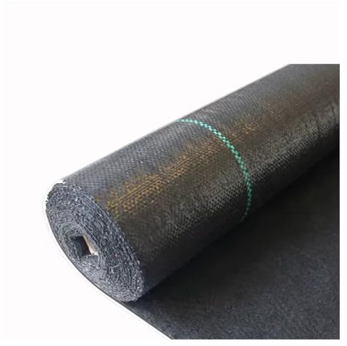 DIWAL Telo Pacciamatura Membrana Anti Erbacce Giardino UV Resistente Tessuto Antierbacce per Aiuole, Vialetti, Terrazza, Ingressi, Paesaggio Esterno, Giardinaggio(1m x 50m)