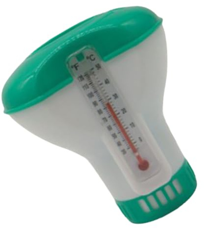 Dispenser Galleggiante Chimico Per Piscina Galleggiante Per Compresse Cloro Galleggiante Capacità Con Termometri Compresse Bromo Galleggianti