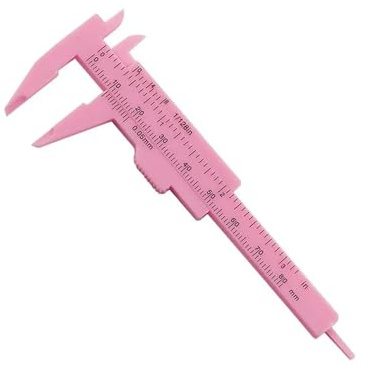 Micrómetro, Calibrador Vernier De Plástico De Doble Regla De 0 A 80 Mm, Calibre De Cuadrante For Estudiantes, Micrómetro, Regla De Medición De Diámetro Interior Y Profundidad, 1 Unidad.(Groen)