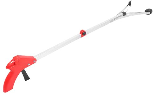 iplusmile Pinza Pieghevole da 80 CM per Raccolta Rifiuti, Strumento di Spazzatura Impugnatura Ergonomica, Utilizzabile per Pulizia Giardino e Raccolta Oggetti da Terra
