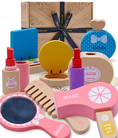 Jaques of London Make up Set | Pretend Play | Wooden Makeup Set Kids | Toys for 3 Year Old Girls | Since 1795