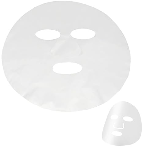 600 Unidades De Mascarillas Faciales De Plástico Transparente, Mascarillas Faciales Transparentes Para Cuidado Piel Mascarillas Faciales Secas Envoltura Facial Retención Humedad Para Mujeres SPA Caser