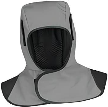 Perfeclan Maschere E Caschi Da Saldatura Cappuccio Di Saldatura Protettivo Completo Lavabile Regolabile Ignifugo Riutilizzabile Antipolvere per Saldatore Saldatura Maschera a Pieno Facciale, Grigio