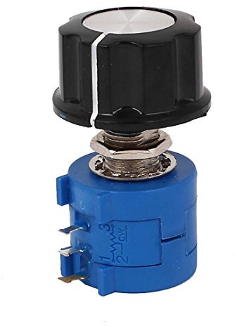 3590S-2-103L 10K variable Widerstände Ohm 6 mm Schaft 10 Umdrehungen Drahtpotentiometer Potentiometer mit Knopf Replacement resistor