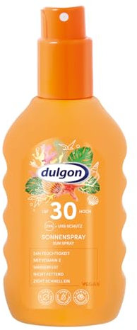 dulgon Sonnenschutz Spray 30 200ml - Sonnencreme ohne Octocrylene - Schutz vor UVA & UVB - Sonnencreme 30 Spray vegan & mikroplastikfrei - Sonnenspray 30 wasserfest, Sonnenschutzspray, Sonnenschutz 30