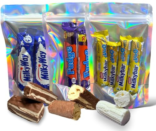 Freeze Dried Chocolate Lovers Bundle - 3 Item Bundle Milkway, Fudgey Bar, Milk Choo - Freeze Dried Candy gift UK