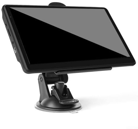 Besttoolifes Sistema de navegación GPS con pantalla táctil HD de 7 pulgadas para coche y camión, memoria de 8 GB y 256 MB, actualizaciones gratuitas de mapas de por vida, guía de voz, reproductor de