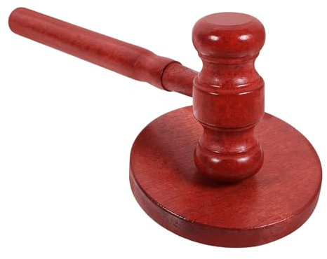 Zerodeko Judge Gavel Solid Wood Boys and Girls Gavel Wooden Hammer Toy for Court Auction Boys and Girls Grab Week