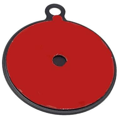Disque adhésif multifonction pour tableau de bord de voiture, 75 mm/95 mm, couleur rouge, base de montage pour supports de navigation et appareils électroniques avec film de protection