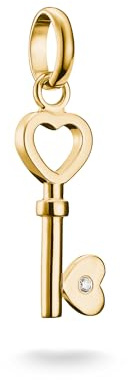 THOMAS SABO Charm Club Connect Charms– 925 Silber Charm Anhänger Glück & Liebe Motive