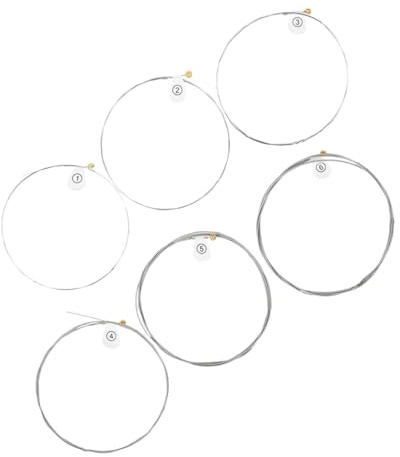 FRCOLOR 6stücke Akustik Gitarrensaiten Ersatz String Für Folk Gitarre Saiten Lieferung Metal Klassische Gitarren Zubehör