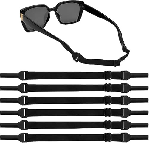 KEPYATI 6 Piezas Cordones Para Gafas, Ajustables Para Gafas Deportivas, Cuerda De Gafas Antideslizantecorrea Universal Para Gafas Deportivas Y Gafas De Sol, Para Mujer Hombre Niños