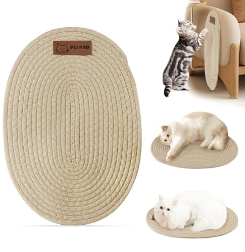 Tapis Griffoir pour Chat, Planche à Gratter pour Cat, Tapis de Sol pour Chat, Antidérapant Griffoir Chats pour Mur et Coin, Protège Les Meubles et Les Canapés, 28x40cm
