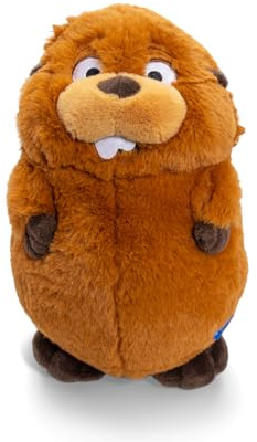 Simba Disney Jumpers Peluche Mabel Beaver, Morbido castoro con Funzione Saltellante, 22 cm, +0 mesi, 6315870706