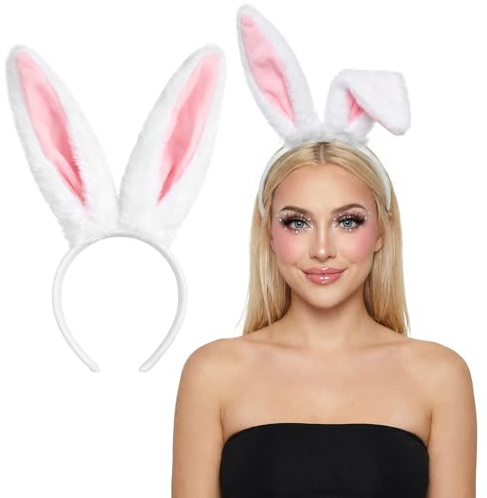 Neyauo Hasenohren Haarreife, Plüsch Bunny Ears Haarreifen | Hasen Ohren-Haarbänder, Kostüm Kopfbedeckung, für Ostern, Hochzeiten, Geburtstage, Kostüme, Cosplay