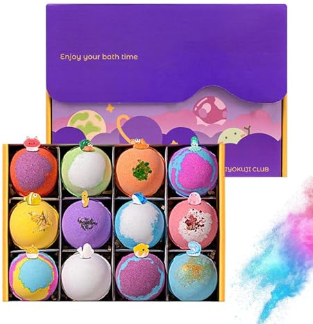 Bola De Baño Con Juguetes Incluidos, Doce Piezas De Limpiador Corporal En Espuma Relajante Con Un | Bola De Baño Burbujeante Infantil Para Niñas, Niños