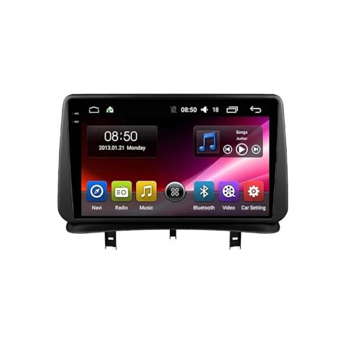 Car Radio Autoradio per Renault Clio 3 2005-2014 Schermo Touch Portatile Wireless di Backup con Bluetooth Wifi, Controllo Vocale, Aux, Mirror Link, Comandi, 4 Nucleo 2G+32G