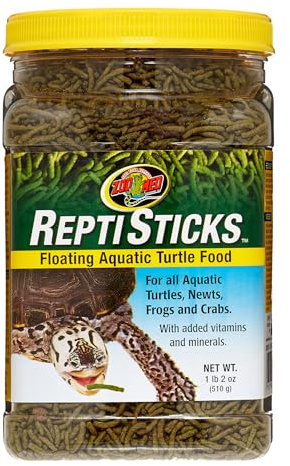 Zoo Med ReptiSticks Floating Aquatic Turtle Food, 18-Ounce