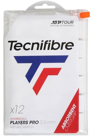 Tecnifibre Tüte Mit 12 Player Pro Overgrips In Weiss