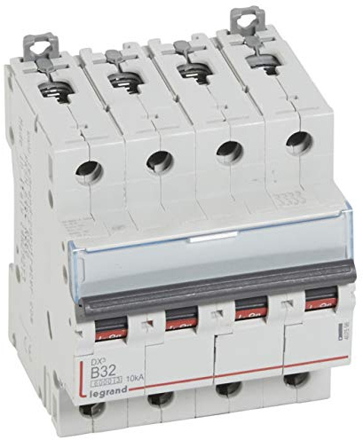 Disjoncteur DX³6000-4P 400V~ 32A - courbe B - 4 modules