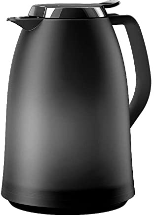 Emsa 514504 Mambo Isolierkanne | 1 Liter | Quick Tip Verschluss | 100% dicht | Hält 12 h heiß /24 h kalt | Anthrazit