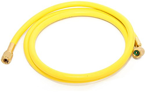 Klimaanlage Split R407c / 134a Füllschlauch 1,5m 1/4 SAE 1/4 gelb