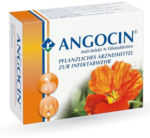 ANGOCIN Anti-Infekt N - pflanzliches Arzneimittel zur Infektabwehr - bei Erkältungskrankheiten und Blasenentzündungen - 1 x 100 Filmtabletten