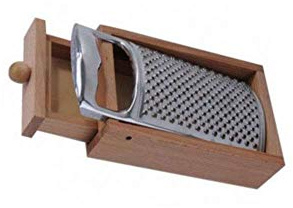 GRATTUGIA LEGNO CON RACCOGLITORE CALDER