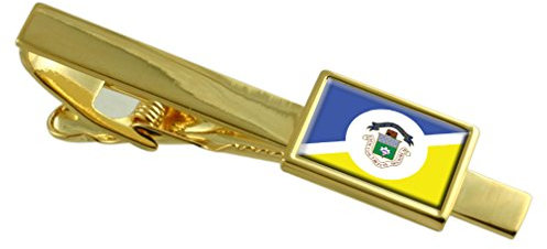 Select Gifts Stadt Winnipeg Kanada Flagge Gold Krawattenklammer graviert Personalisierte