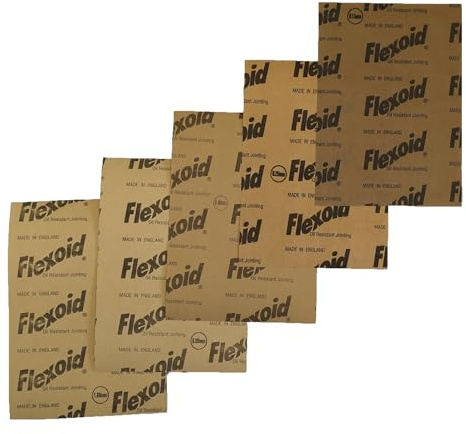 Flexoid Gasket Paper Set - Petrol, Oil & Water Resistant - 290mm x 180mm sheets (5)