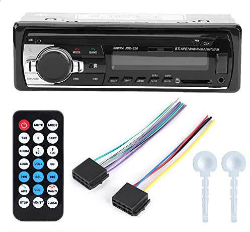 Reminnbor Autoradio con Bluetooth Universal12V LCD Car Bluetooth Vivavoce per Lettore Musicale Stereo MP3 unità Radio AUX USB