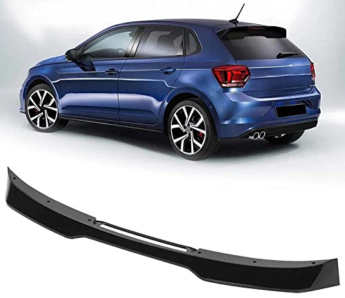 STIKY Car Rear Spoiler Suitable for Volkswagen VW Polo Mk6 AW Standard 2018-2021, Spoiler rear spoiler tailgate spoiler, Rear Trunk Spoiler Tail Wing Rear Trunk Lip Spoiler Wing Car Decoration
