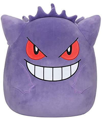 Bizak Pokemon Squishmallows Gengar Plüschtier, 25 cm, super weich (63220033)