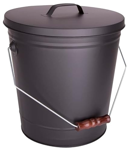 Rocky Mountain Goods, 5 Gallonen, Schwarz Ascheeimer