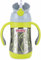 Nuby Stainless Steel Sipper Bottle Flask with Soft Straw | Insulated up to 6 Hours, Leakproof & Easy Grip Handles | for Hot & Cold Drinks | 280ml | for Kids, Infants & Toddlers | Age: 12m+