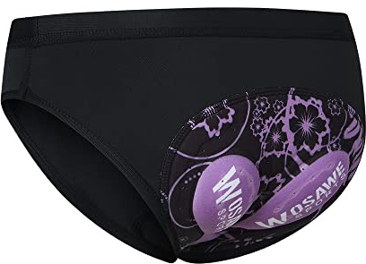 Karlak Sous-vêtements de cyclisme pour femme, short rembourré en gel pour vélo, VTT, caleçon