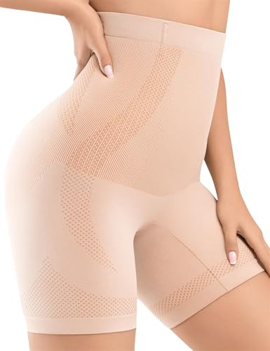 Tummy Control Trosor, magkontroll kroppsformare, magkontrollshorts, kvinnors kontrolltrosor, Hudfärg, XS