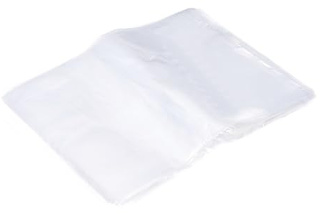 PATIKIL 200 Pcs Sacs Plastiques Transparents Ouverts Plats 15x20cm 1.6 Mil Sacs d'Emballage pour Aliments, Maison, Collection, Pâte à Pain